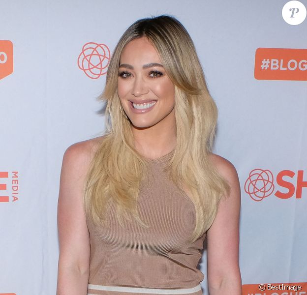 Hilary Duff - Photocall - BlogHer20 Health à Rolling Greens, Los Angeles, 2020.
