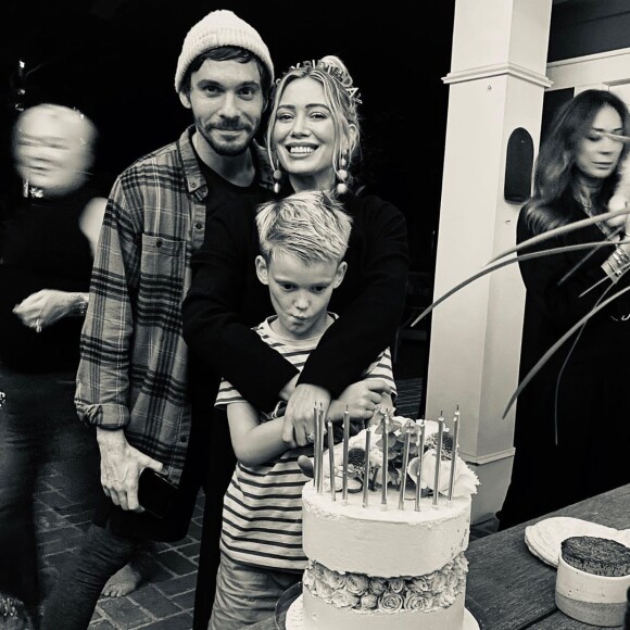 Hilary Duff en famille sur Instagram, septembre 2020.