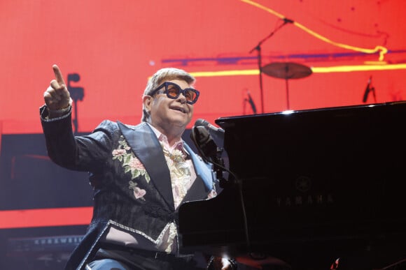 Elton John en concert à l'Accord Hotels Arena dans le cadre de sa tournée "Farewell Yellow Brick Road" à Paris, le 20 juin 2019. © Marc Ausset-Lacroix/Bestimage 