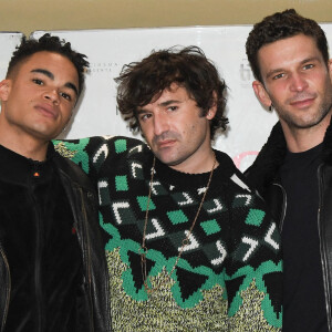 Théo Christine, Nicolas Maury et Arnaud Valois - Avant-première du film "Garçon chiffon" au cinéma UGC Les Halles à Paris, le 26 octobre 2020. © Coadic Guirec/Bestimage