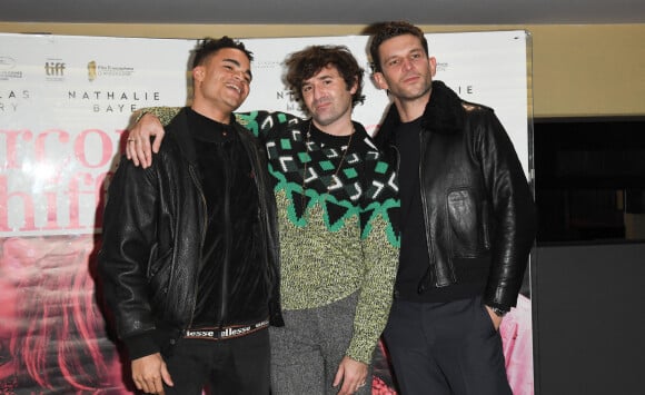 Théo Christine, Nicolas Maury et Arnaud Valois - Avant-première du film "Garçon chiffon" au cinéma UGC Les Halles à Paris, le 26 octobre 2020. © Coadic Guirec/Bestimage