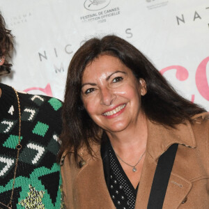 Nicolas Maury et Anne Hidalgo (Maire de Paris) - Avant-première du film "Garçon chiffon" au cinéma UGC Les Halles à Paris, le 26 octobre 2020. © Coadic Guirec/Bestimage