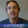 L'ancien candidat du "Bachelor" Karl dans le JT de TF1, le 27 octobre 2020