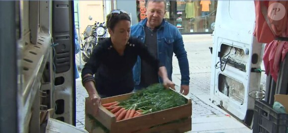 David de "L'amour est dans le pré 2020" et ses deux prétendantes Stéphanie, épisode du 2 novembre 2020