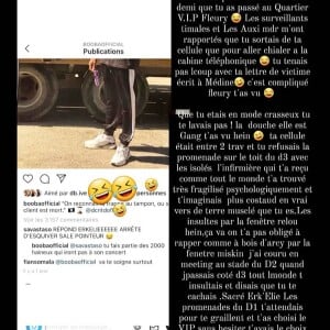 Rohff provoque Booba sur Instagram (29 octobre 2020).