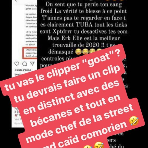 Nouveau clash entre Booba et Rohff (octobre 2020).