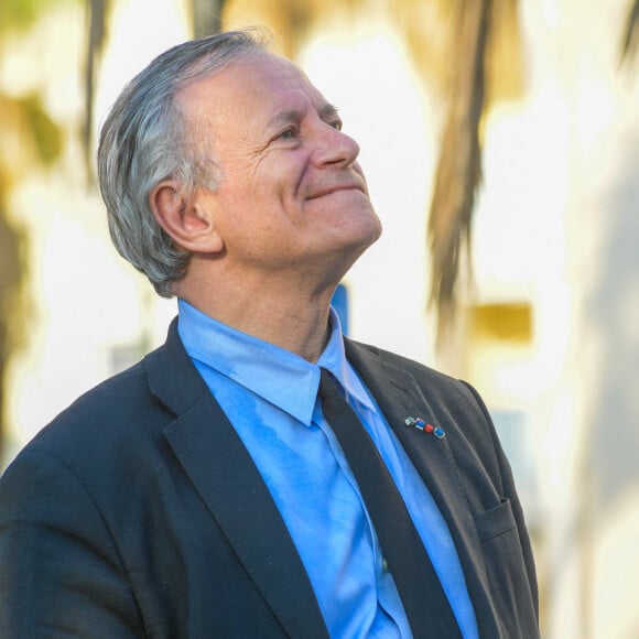 Le comédien Francis Huster dans Pierre et le Loup Organisé en collaboration avec l'association Fractales a Sanary -sur-mer pour le festival " Sanary sous les étoiles", août 2019 © Patrick Carpentier / Bestimage