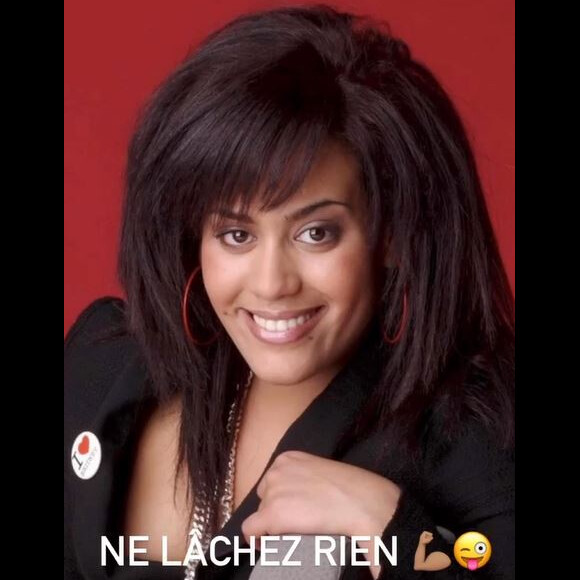 Amel Bent a publié cette photo d'époque sur Instagram.