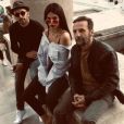 Negzzia, Mathieu Kassovitz et JR sur Instagram. Le 12 septembre 2020.