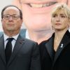 François Hollande et sa compagne Julie Gayet - Claude Chirac, son mari Frédéric Salat-Baroux et son fils Martin Rey-Chirac se sont rendus au musée du président Jacques Chirac de Sarran en Corrèze le 5 octobre 2019.