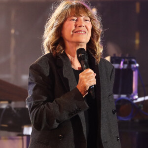 Exclusif - Jane Birkin sur scène lors du Festival des Festivals au parc de saint-Cloud le 26 août 2020. Un spectacle diffusé en live sur France 2.