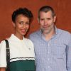 Sonia Rolland et son compagnon Jalil Lespert au village lors des internationaux de tennis de Roland Garros à Paris © Moreau-Jacovides/Bestimage