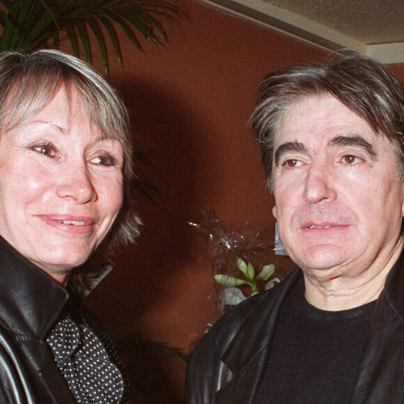 Serge Lama et son épouse Michèle à Bercy.