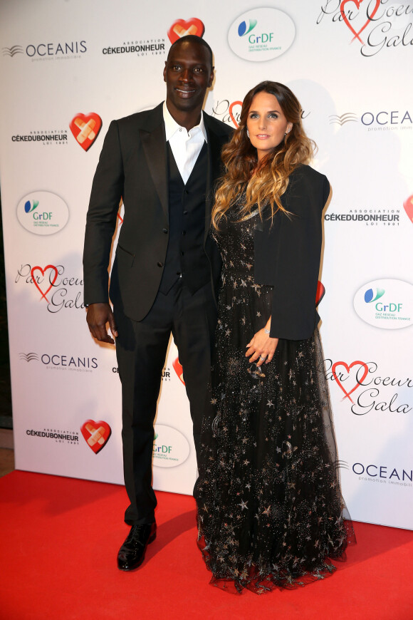 Omar Sy et sa femme Hélène - Personnalités au gala "Par Coeur" pour les 10 ans de l'association "Cekedubonheur" au pavillon d'Armenonville à Paris. Le 24 septembre 2015 