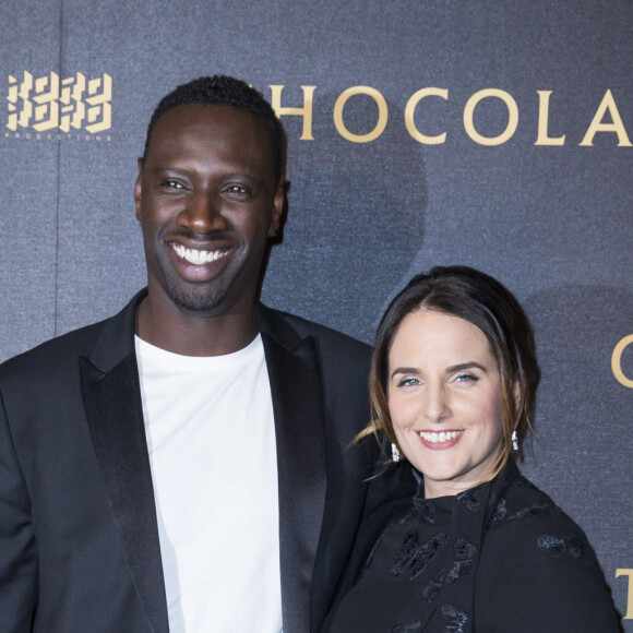 Omar Sy et sa femme Hélène - Avant-première du film "Chocolat" au Gaumont Champs-Elysées Marignan à Paris, le 1er février 2016. © Olivier Borde/Bestimage 