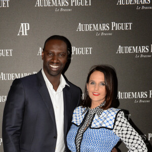 Omar Sy (ambassadeur de la marque) et sa femme Hélène - Inauguration de la boutique Audemars Piguet, 15 rue Royale, et présentation de la nouvelle collection Royal Oak Yellow Gold, à Paris, le 26 mai 2016. © Rachid Bellak/Bestimage 