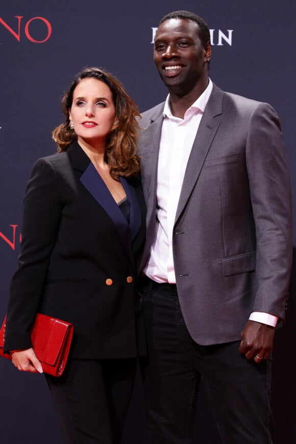 Omar Sy et sa femme Hélène - Première du film "Inferno" à Berlin.