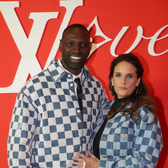 Omar Sy et sa femme Hélène Sy - Photocall du Défilé de mode Louis Vuitton Homme, Collection Automne-Hiver 2024/2025 dans le cadre de la Fashion Week de Paris, France, le 16 Janvier 2024. © Bertrand Rindoff / Bestimage  Photocall of the Louis Vuitton Men's Fashion Show, Fall-Winter 2024/2025 Collection as part of Paris Fashion Week, France, January 16, 2024 