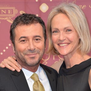 Bernard Montiel et Alexandra Vandernoot - Cérémonie des "Gold prix de la TNT 2016" au Théâtre Bobino à Paris le 6 juin 2016. © Perusseau/Veeren/Bestimage