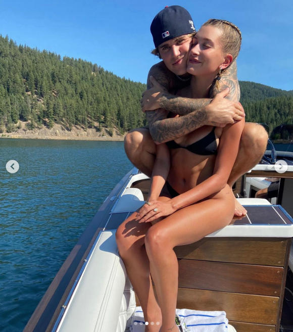 Justin Bieber et son épouse Hailey Baldwin.