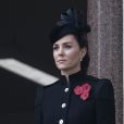 Catherine Kate Middleton, duchesse de Cambridge lors de la cérémonie de la journée du souvenir (Remembrance Day) à Londres, novembre 2020.