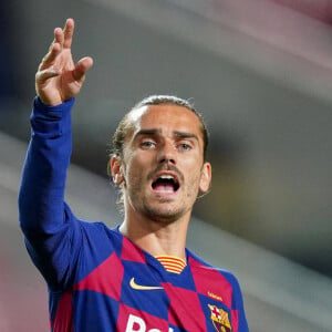 Antoine Griezmann - Le Bayern Munich écrase le FC Barcelone (8-2) lors du quart de finale de la Ligue des Champions (Champions League) à Lisbonne le 14 août 2020. © Imago / Panoramic / Bestimage 