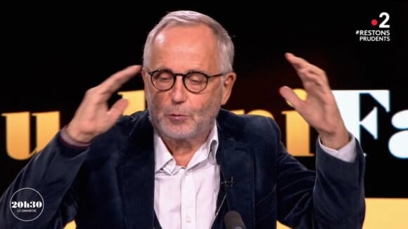 Fabrice Luchini dans l'émission "20h30 le dimanche", sur France 2.
