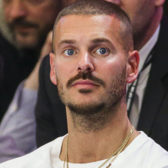 Matt Pokora (M. Pokora) - People au match de basket "ASVEL vs Boulogne Levallois Metropolitans" lors de la première demi-finale de Leaders Cup à la "Disney Events Arena" de Marne-la-Vallée, le 15 février 2020. Les Metropolitans de Boulogne-Levallois ont battu Cholet 82 à 74. © Gwendoline Le Goff / Panoramic / Bestimage