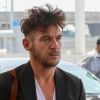 Exclusif - Jonathan Rhys-Meyers s'apprête à s'envoler de l'aéroport LAX à Los Angeles