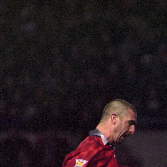Eric Cantona avec Manchester United en 1996.