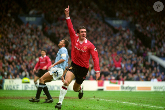 Eric Cantona avec Manchester United en 1993.