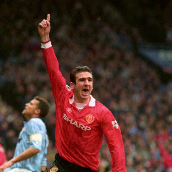 Eric Cantona avec Manchester United en 1993.