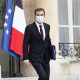 Olivier Véran, ministre de la Santé - Sortie du Conseil des ministres au palais de l'Elysée à Paris, le 28 octobre 2020.