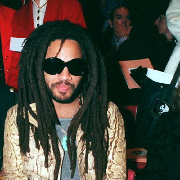 Vanessa Paradis et Lenny Kravitz - Défilé de mode collection prêt-à-porter printemps-été 1995.