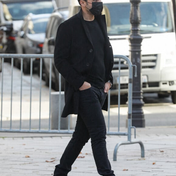 Maxim Nucci (Yodelice) - Obsèques du producteur Cyril Colbeau-Justin en la basilique Saint-Clotilde , Paris 7 ème pendant l'épidémie de Coronavirus Covid-19 le 12 novembre 2020. © Agence / Bestimage