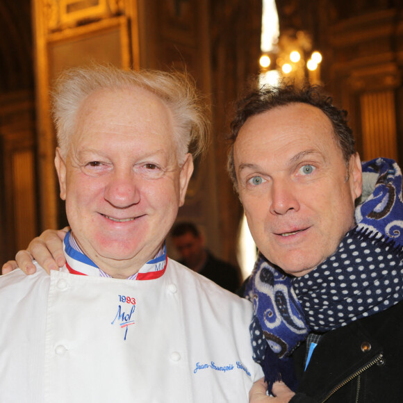 Jean-François Girardin et Julien Lepers - 4e salon de la gastronomie des outre-mer et de la francophonie à Paris le 9 janvier 2019. © Jean-Claude Woestelandt/Bestimage