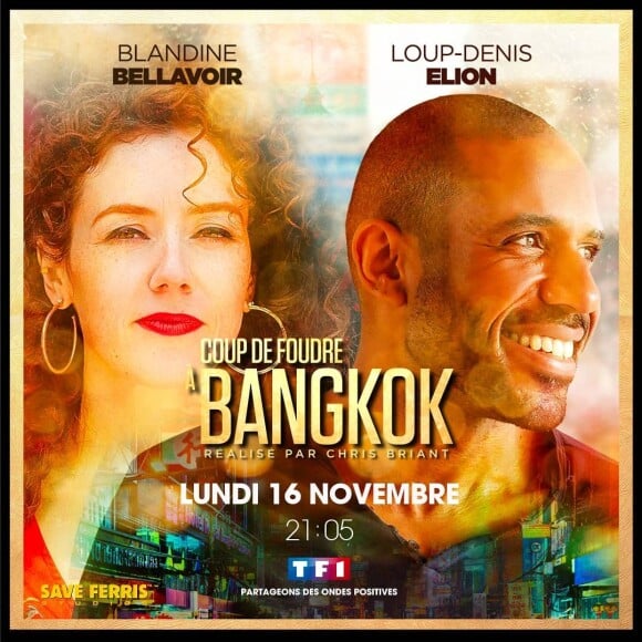 Loup-Denis Elion au casting de "Coup de foudre à Bangkok" avec Blandine Bellavoir, romance et comédie diffusée sur TF1 le 16 novembre 2020.