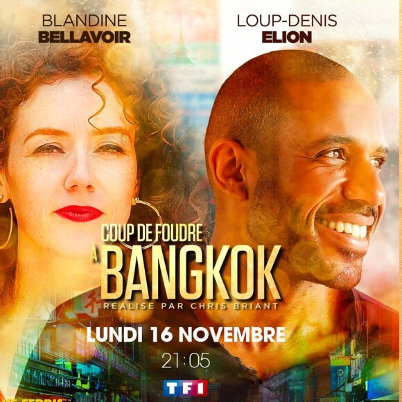 Loup-Denis Elion au casting de "Coup de foudre à Bangkok" avec Blandine Bellavoir, romance et comédie diffusée sur TF1 le 16 novembre 2020.