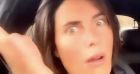 Alessandra Sublet en plein "pétage de plomb" dans sa voiture - Lundi 16 novembre 2020, Instagram