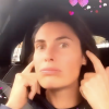 Alessandra Sublet en plein "pétage de plomb" dans sa voiture - Lundi 16 novembre 2020, Instagram
