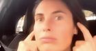Alessandra Sublet en plein "pétage de plomb" dans sa voiture - Lundi 16 novembre 2020, Instagram