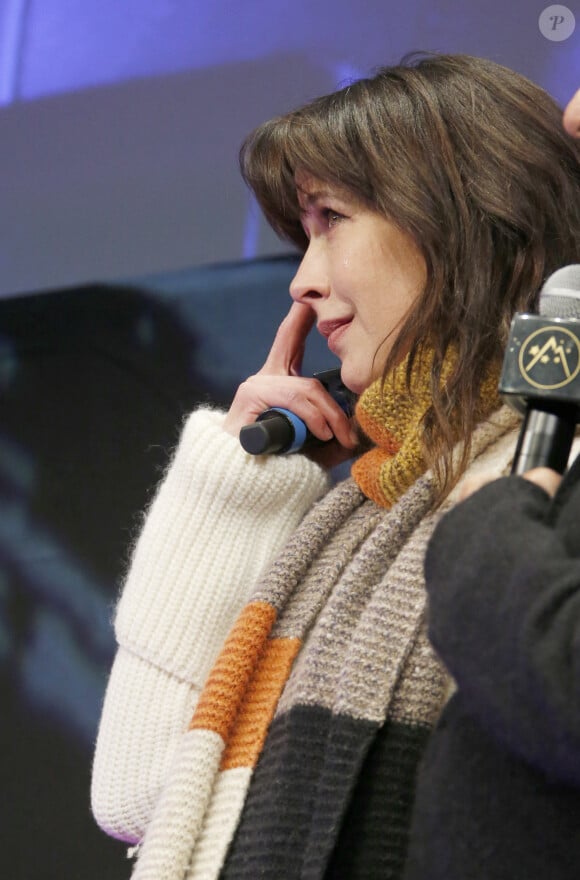 Sophie Marceau présente son film "Mme Mills, une voisine si parfaite" au 21e festival international du film de comédie de l'Alpe d'Huez le 19 janvier 2018. © Christophe Aubert via Bestimage