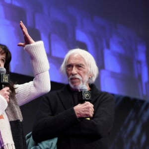 Sophie Marceau et Pierre Richard lors de la présentation du film "Mme Mills, une voisine si parfaite" au 21e festival international du film de comédie de l'Alpe d'Huez le 19 janvier 2018. © Dominique Jacovides / Bestimage