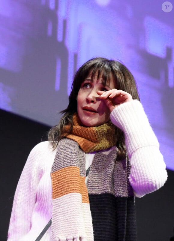 Sophie Marceau lors de la présentation du film "Mme Mills, une voisine si parfaite" au 21e festival international du film de comédie de l'Alpe d'Huez le 19 janvier 2018. © Dominique Jacovides / Bestimage