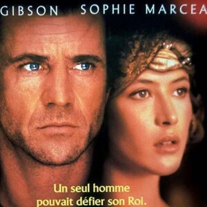Sophie Marceau et Mel Gibson dans le film Braveheart, en 1995.