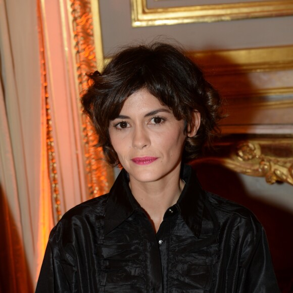 Audrey Tautou - Cocktail/dîner Longchamp à la boutique Longchamp, rue Saint-Honoré, à Paris, France, le 4 octobre 2016, lors de la Fashion Week de Paris © Rachid Bellak/Bestimage