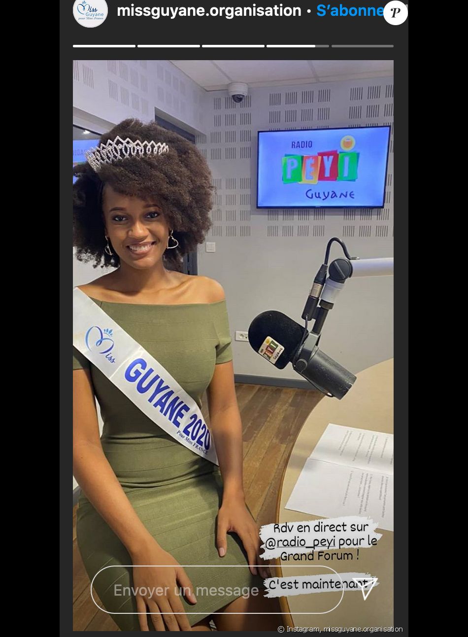 H l neschka Horth a t  lue Miss Guyane  2022 Instagram  