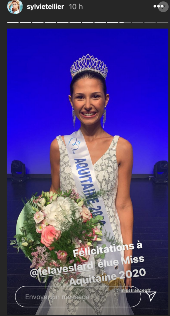 Leïla Veslard est Miss Aquitaine 2020 - Instagram