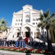 La cathédrale de Monaco le 19 novembre 2020, jour de la Fête nationale.