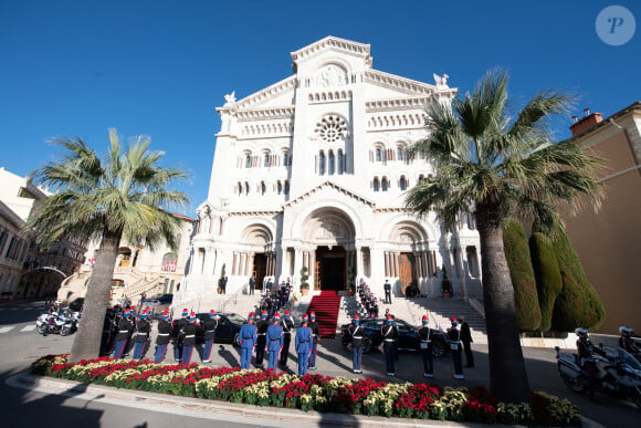 La cathédrale de Monaco le 19 novembre 2020, jour de la Fête nationale.